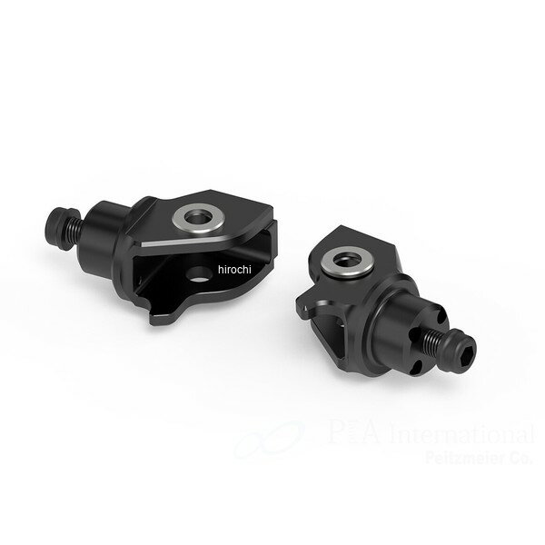 リゾマ rizoma ライダー＆パッセンジャーペグアダプター 左右セット ?22 MM 26年 R 12 G/S ブラック PE787B HD店