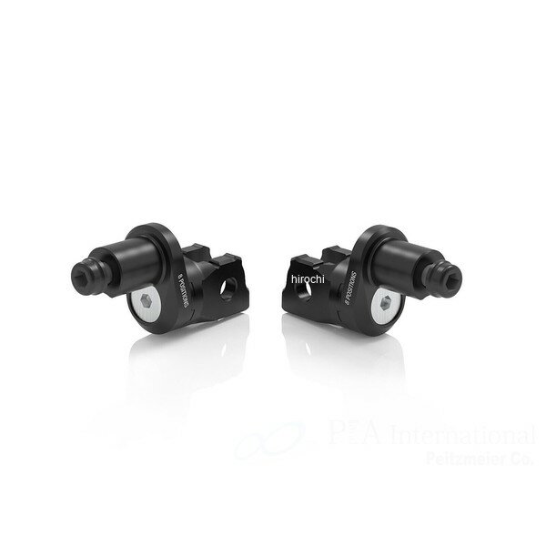 リゾマ rizoma ライダー＆パッセンジャーペグアダプター 左右セット 25年-26年 M1000RR ブラック PE814B HD店