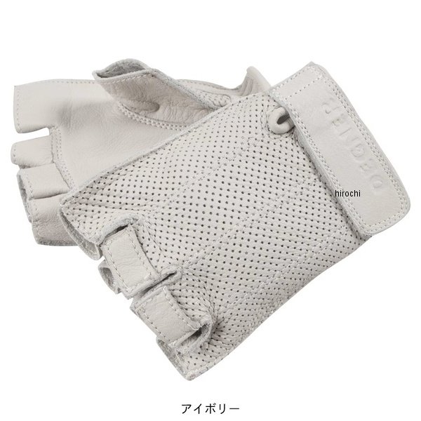 デグナー DEGNER メッシュハーフグローブ アイボリー 3XLサイズ：3XLカラー：アイボリー素材:牛革半指＆メッシュレザーで暑い日も快適！外縫い仕立てでフィット感を向上！着脱時に嬉しいフィンガーループや手首の面ファスナーベルトなど多機能で使いやすいグローブ。※商品画像はイメージです。実際の商品と色や形状が異なる場合がございますのでご注意ください。TG-82MH楽天 HD店