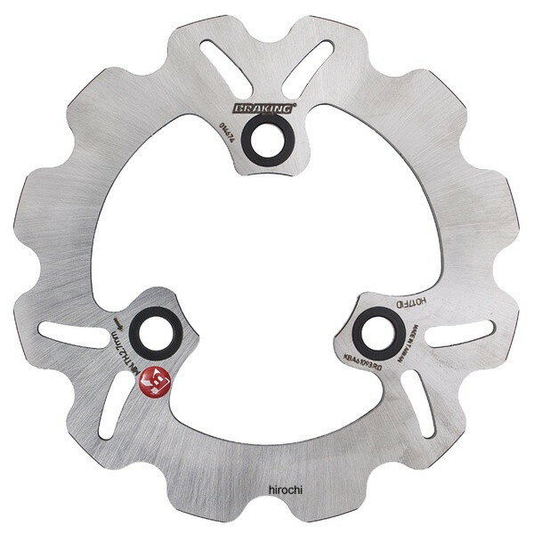 【New】【メーカー在庫あり】 ブレーキング BRAKING HO17FID ディスクローター ウェーブディス フロント専用 ホンダ スーパーDIO SR/ZX/ライブDIO 65472 HD店