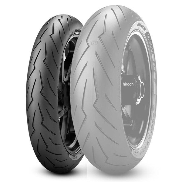 Below 15 inches - ピレリ PIRELLI ディアブロ ロッソ III 100/80R17M/CTL 52H フロント 4470500 HD店