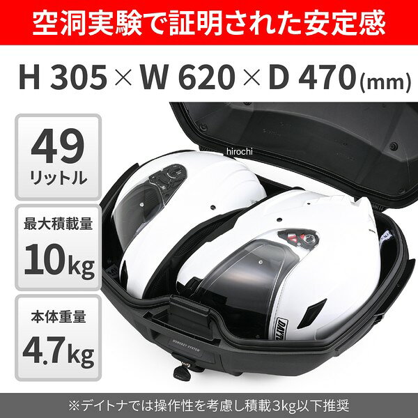【メーカー在庫あり】 ジビ GIVI リアボックス モノキー 49L V49N AIR サイドパネ...