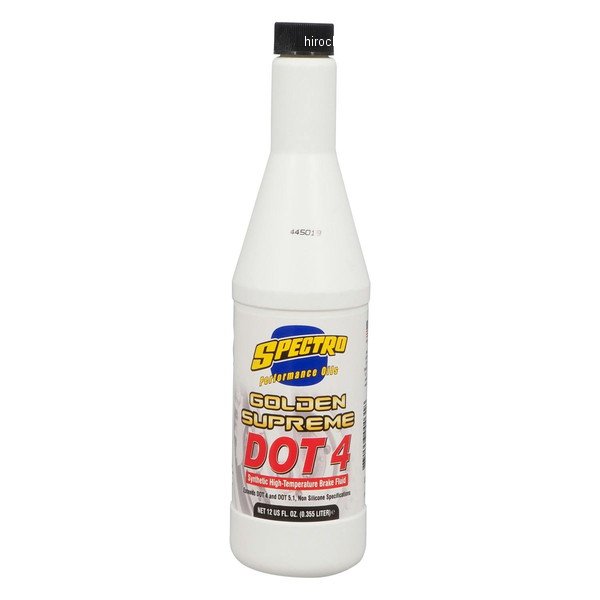  スペクトロ SPECTRO ブレーキオイル DOT4 - 約355ml(12オンス)サイズ 310232 HD店
