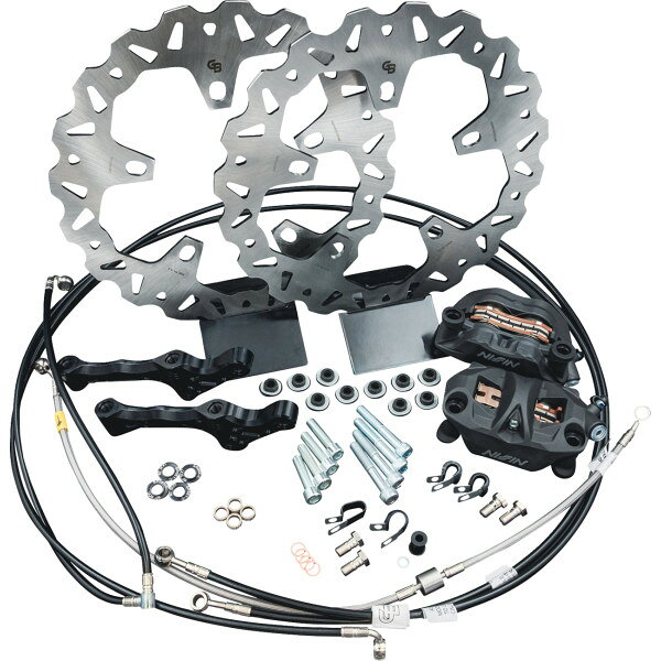  GBRAKES ブレーキ KIT WRAITH FRONT 12.5インチ 1710-4937 HD店