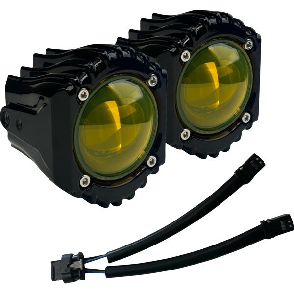  カスタム ダイナミクス Custom Dynamics LIGHT FOG LED SHARK DEMON SELECTIVE YELLOW 2001-3096 HD店