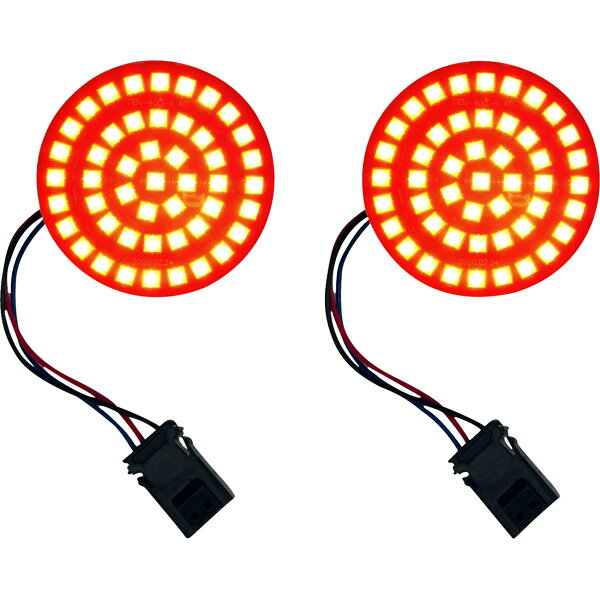  カスタム ダイナミクス Custom Dynamics LIGHT LED リア TURN SIGNALS GENESIS 4 RED 2020-2382 HD店