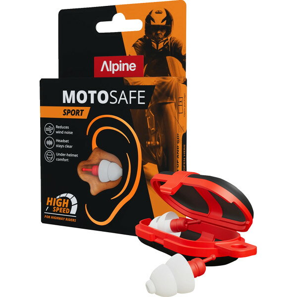  ALPINE HEARING PROTECTION EARPLUGS MOTOSAFE SPORT 2026 2708-0013 HD店