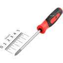 【USA在庫あり】 スナップオン Snap-on フィリップス ソフトハンドル ミニチップ スクリュードライバー プラス #1 赤 SGDP301BR HD店
