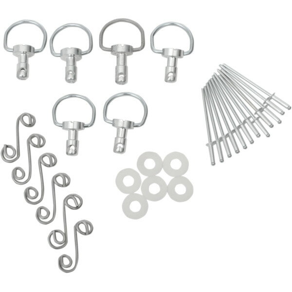 【USA在庫あり】 サイクルパフォーマンス Cycle Performance カウル ファスナーキット Dリング スプリ..