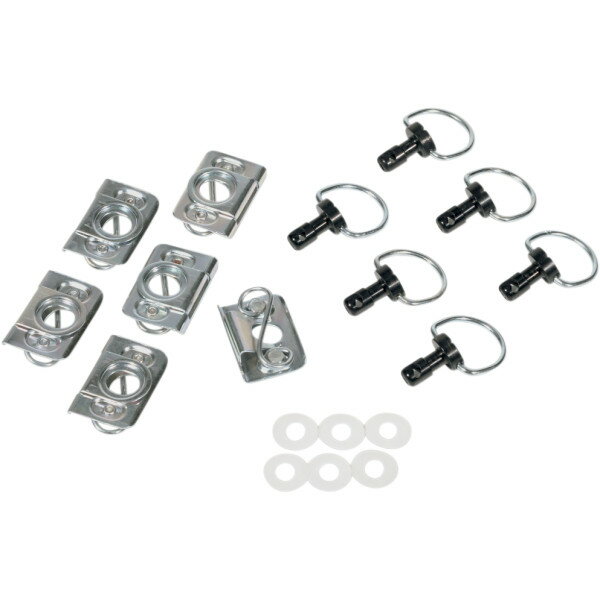 【USA在庫あり】 サイクルパフォーマンス Cycle Performance カウル ファスナーキット Dリング スプリング 黒 0521-0950 HD店