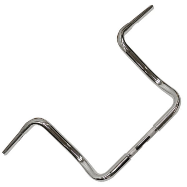 【USA在庫あり】 LAチョッパーズ LA Choppers 1.25インチ ハンドルバー Batwing 12インチ 96年以降 FLH クローム 0601-2661 HD店