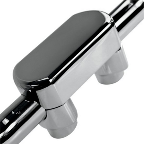 【USA在庫あり】 DRAG 1.5インチハンドルバー 1.5インチ(38mm)高 ライザー クランプ付き クローム 0602-0600 HD店