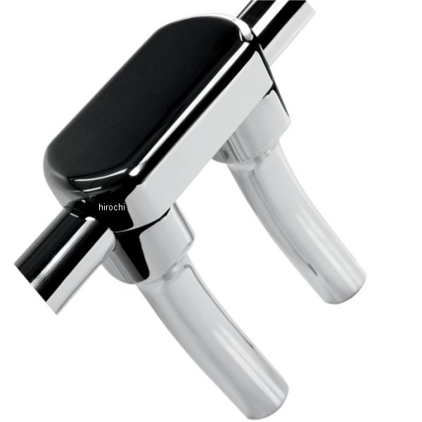 【USA在庫あり】 LAチョッパーズ LA Choppers 1インチハンドルバー 5.5インチ(140mm) プルバックライザー クランプ付き クローム 0602-0618 HD店