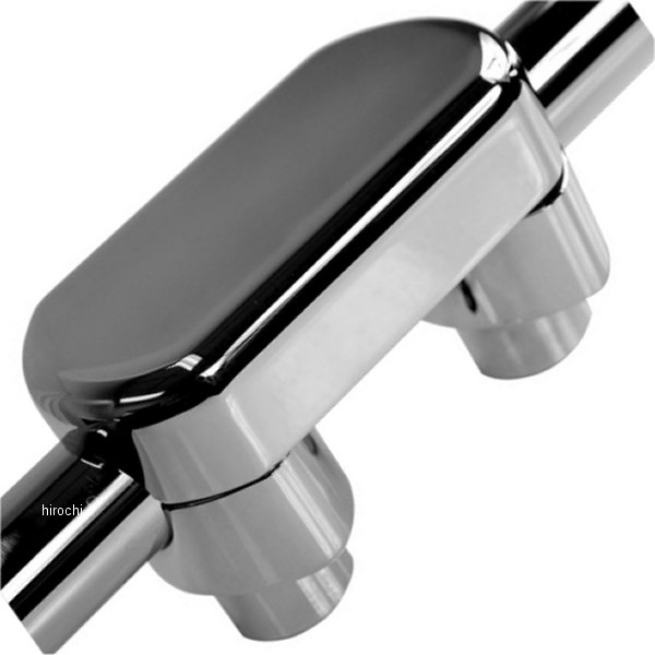 【USA在庫あり】 LAチョッパーズ LA Choppers 1.25インチハンドルバー 1.5インチ(38mm)高 ライザー クランプ付き クローム 0602-0622 HD店