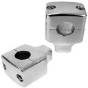 【USA在庫あり】 LAチョッパーズ LA Choppers 1インチハンドルバー 1.5インチ(38mm)高 ライザー クローム 0602-0725 HD店
