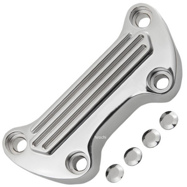 【USA在庫あり】 DRAG 1インチ ハンドルバー トップ クラップ 73年以降 フィン スカート付 クローム 06..