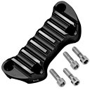 【USA在庫あり】 コビントン Covingtons 1インチ ハンドルバー トップ クラップ 黒 0603-0196 HD店