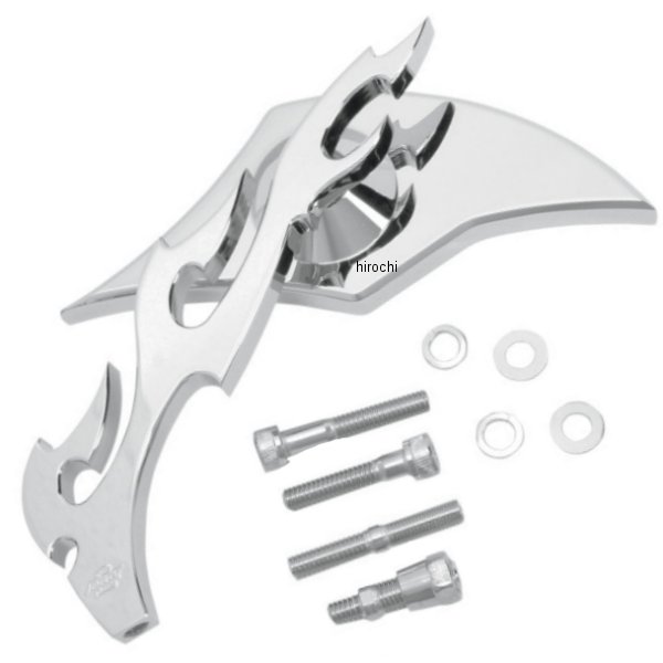 【USA在庫あり】 プロワン PRO-ONE ミラー フレイム クローム 左 0640-0257 HD店