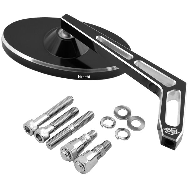 【USA在庫あり】 プロワン PRO-ONE ミラー カットアウト オーバル 右 黒 0640-0262 HD店