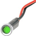 【USA在庫あり】 DRAG インジケータ ライト 緑 ステンレスベゼル付き 2212-0110 HD店