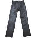 2264 カドヤ KADOYA レザーパンツ STS-パンツ 黒 35インチ 2264-0/BK35IN HD店