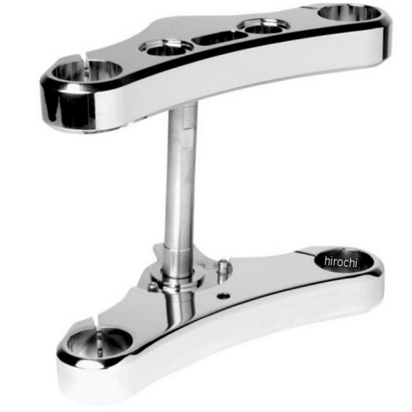 【USA在庫あり】 アクトロニクス Accutronix トリプルツリー 49mm 5°傾斜 06年以降 ダイナ ミッドグライド クローム 0408-0220 HD店