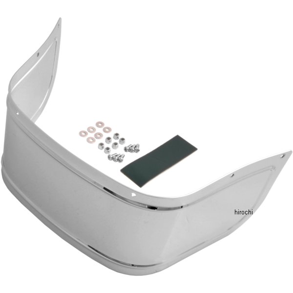 【USA在庫あり】 DRAG フロントフェンダースカート 80年-13年 FLT クローム 無地 1405-0117 HD店