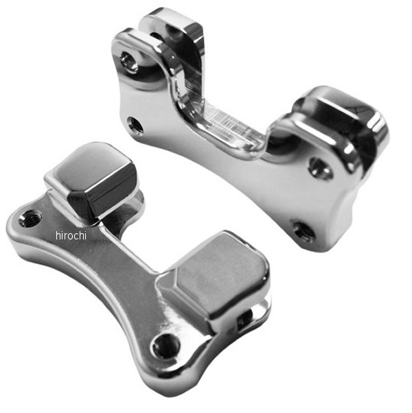 【USA在庫あり】 DRAG フロントフェンダー フォーク アダプター 21インチ 14年以降 FLT クローム 1410-0095 HD店