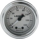 【USA在庫あり】 レジェンド LEGENDS 空気圧ゲージ 0-150psi フェアリング用 シルバー/白 2212-0485 HD店
