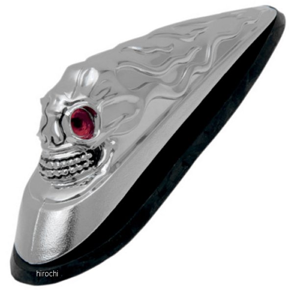 ドラッグスペシャリティーズ Drag Specialties フロントフェンダー オーナメント スカル目が光ります 1個売り※交換用バルブ DS-287554DS-287533楽天 HD店