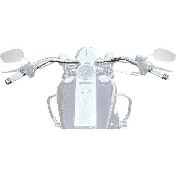 【USA在庫あり】 バロン BARON 1.25インチ ハンドルバー 5インチ ビックジョンソン クローム 0601-0996 HD店