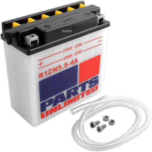 【USA在庫あり】 Parts Unlimited バッテリー 開放型 12V Y12N5.5-4A R12N5.5-4A HD店