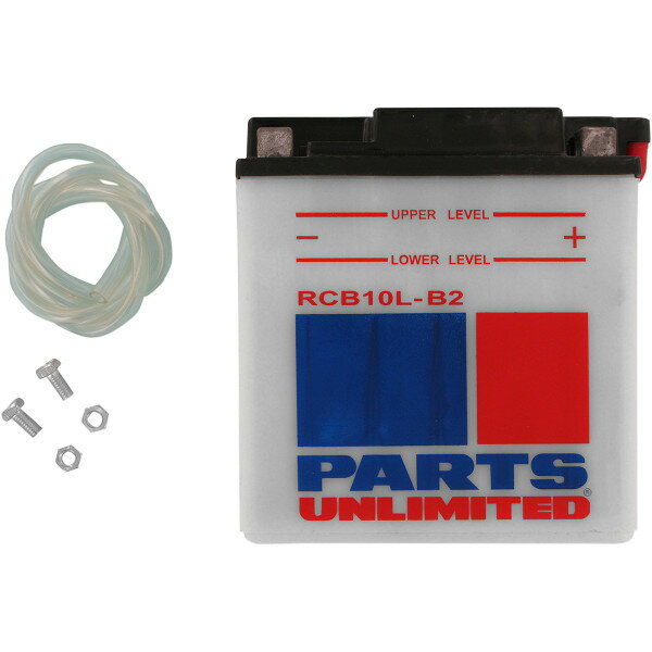 【USA在庫あり】 パーツアンリミテッド Parts Unlimited 液別 耐久バッテリー 開放型 12V YB10L-B2 RCB10L-B2 HD店