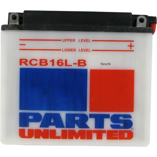 【USA在庫あり】 パーツアンリミテッド Parts Unlimited 液別 耐久バッテリー 開放型 12V YB16L-B RCB16L-B HD店