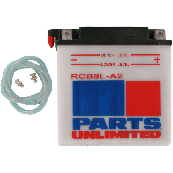 【USA在庫あり】 パーツアンリミテッド Parts Unlimited 液別 耐久バッテリー 開放型 12V YB9L-A2 RCB9L-A2 HD店