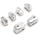 【USA在庫あり】 DRAG スイッチキャップ キット 6ピース クローム 71804-03 0616-0128 HD店