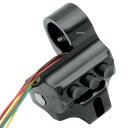 【USA在庫あり】 パフォーマンスマシン スイッチハウジング 4ボタン ブレーキ側 96年-13年 FLH 黒 2106-0194 HD店