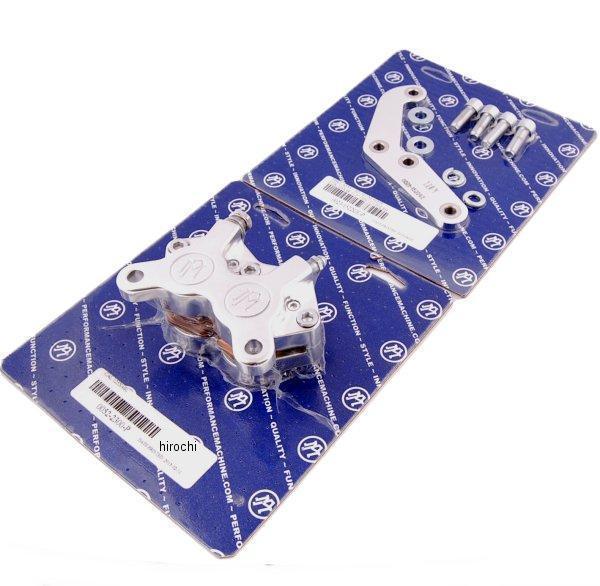 【USA在庫あり】 パフォーマンスマシン クラシック キャリパーキット フロント シングルディスク ポリッシュ 84年-99年 DS-325055 HD店