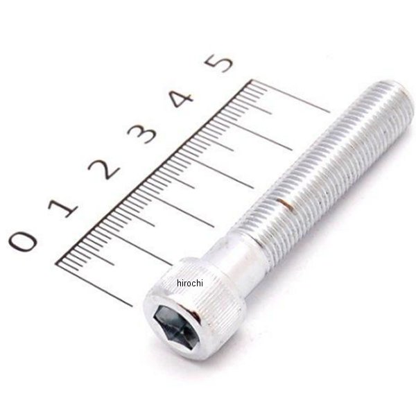 【即納】 DRAG 六角穴付きボルト クローム 3/8-24 X 首下 2インチ(1個売り) DS-190582-ea HD店