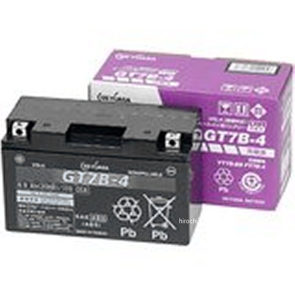 【メーカー在庫あり】 GT7B-4 GSユアサ MFバッテリー 制御弁型 12V (液入充電済) GT7B-4-GY-C-ZZ1 HD店