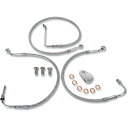 【USA在庫あり】 グッドリッジ GOODRIDGE フロント ブレーキライン3本セット 84年-07年 FLHT +6インチ(152mm) 1741-2774...