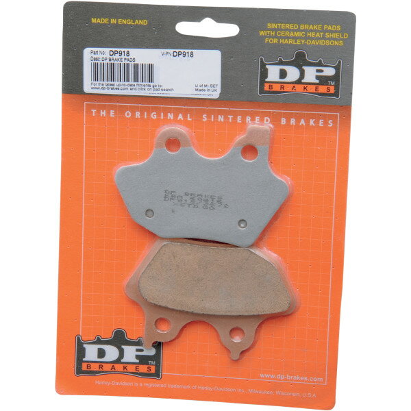 【USA在庫あり】 DPブレーキ DP Brakes ブレーキパッド 標準シンタード フロント 0...