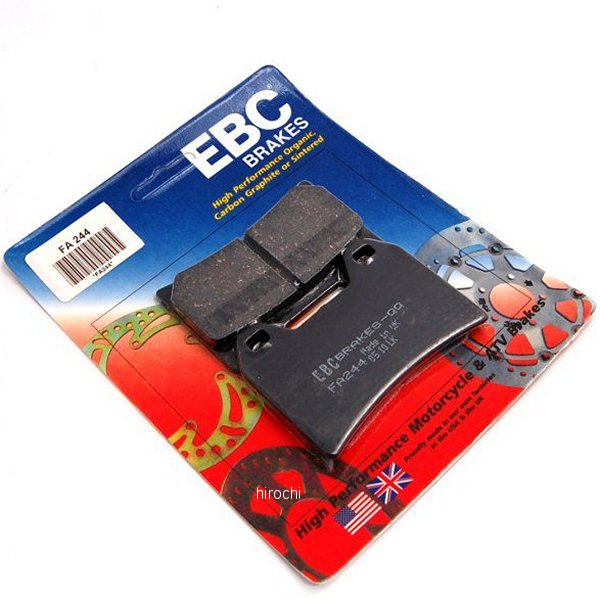 【USA在庫あり】 EBC イービーシー ブレーキパッド ブレンボ 4ピストン デュアルピン オーガニック FA244 HD店