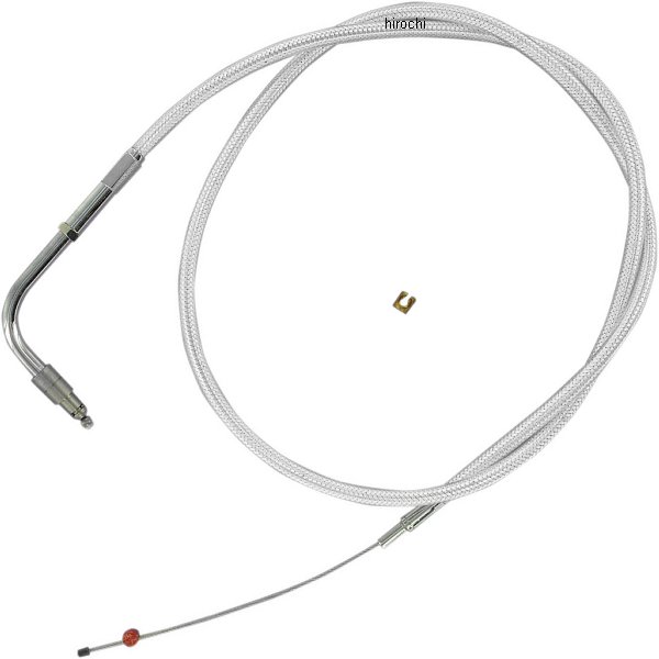  バーネット Barnett スロットルケーブル 34.5インチ シルバー 96年-05年 ダイナ、96年-00年ソフテイル 0650-0510 HD店
