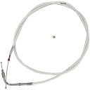 【USA在庫あり】 バーネット Barnett アイドルケーブル 34インチ シルバー 01年-06年 ソフテイル 0651-0300 HD店