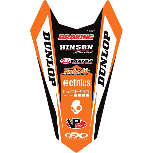 【USA在庫あり】 ファクトリーFX FACTORY EFFEX デカール リアフェンダー 04年-07年 KTM 4302-3601 HD店