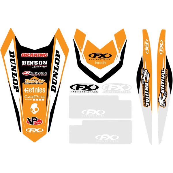 【USA在庫あり】 ファクトリーFX FACTORY EFFEX デカール トリムキット 13年-14年 KTM 4302-3671 HD店