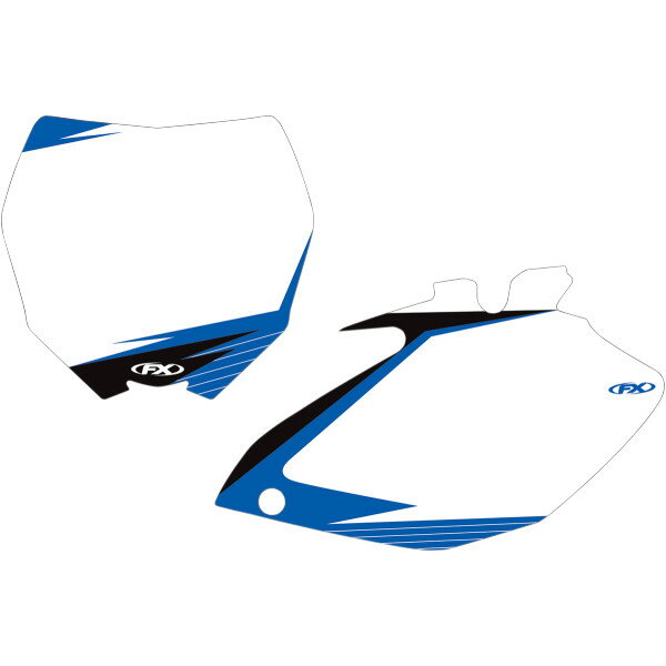 【USA在庫あり】 ファクトリーFX FACTORY EFFEX ナンバー パッチプレート 06年-09年 YZ450F、YZ250F 白 4310-0610 HD店