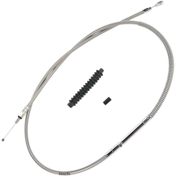 【USA在庫あり】 バーネット Barnett クラッチ ケーブル 68インチ ステンレス 87年-95年 Big Twin、99..