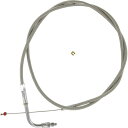 【USA在庫あり】 バーネット Barnett スロットルケーブル 32インチ ステンレス 96年-00年 FLST FXST、96年-05年 ダイナ 5620...